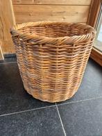Houtmand, Huis en Inrichting, Woonaccessoires | Schalen en Manden, Ophalen, Gebruikt, Mand, Rond