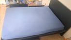 IKEA MALM tweepersoonsbed 140x200 cm – zwart, met veel extra, Huis en Inrichting, Slaapkamer | Bedden, Ophalen, Gebruikt, Zwart