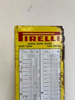 Pneus Pirelli ancien panneau d'affichage 1968, Collections, Marques & Objets publicitaires, Utilisé, Enlèvement ou Envoi, Panneau publicitaire