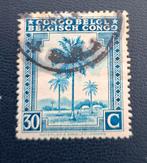 Timbre OBP 233 du Congo belge, tamponné, Timbres & Monnaies, Enlèvement ou Envoi, Affranchi, Oblitéré