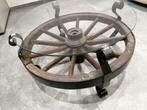 Table roue de chariot, 50 à 100 cm, Rond, 50 à 100 cm, Utilisé