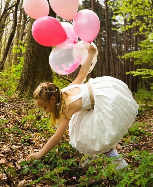 Bruidsmeisje, Communie of lentefeest kleedje, Kinderen en Baby's, Kinderkleding | Maat 128, Zo goed als nieuw, Meisje, Jurk of Rok