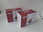 Bialetti dubbelwandig glas (230ml) 2x 2-delige set, Huis en Inrichting, Ophalen, Nieuw, Glas