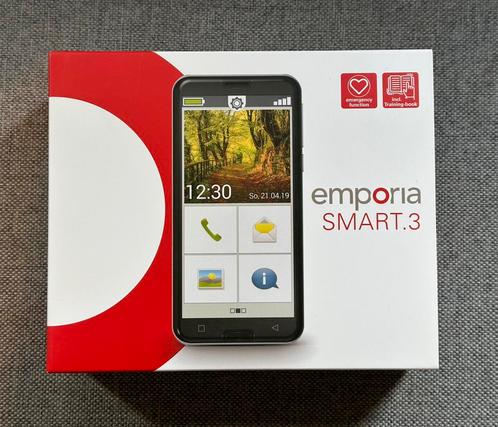 EMPORIA SMART.3 smartphone voor senioren met noodoproepknop, Telecommunicatie, Mobiele telefoons | Overige merken, Zo goed als nieuw