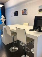 Witte hoge design tafel van Gispen, Huis en Inrichting, Ophalen, Zo goed als nieuw