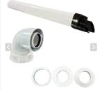 Kit coaxial pour évacuation des fumées, Doe-het-zelf en Bouw, Buizen en Afvoer, Ophalen, Nieuw, Afvoer
