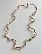 Collier perles nacre Vintage 80’s, Pierre ou Minéral, Beige, Comme neuf, Enlèvement