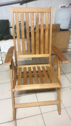 fauteuil de jardin en teck, Tuin en Terras, Tuintafels, Ophalen, Nieuw, Teakhout