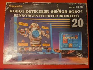 Vintage Science Fair Sensor Bot 20 met Doos en Handleiding! disponible aux enchères