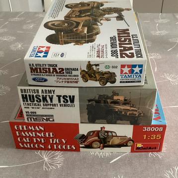 Tamiya, Meng & MiniArt modelbouw op schaal 1:35 beschikbaar voor biedingen