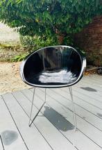 Italian Design - 4 Pedrali zwarte stoelen, Gebruikt, Zwart, Vier, Metaal