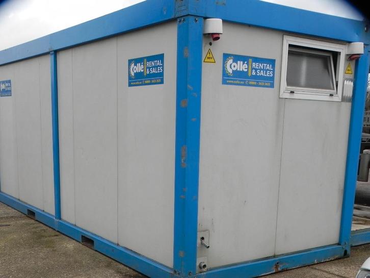 Container Unit Douche en was gelegenheid, Bricolage & Construction, Abris de chantier & Baraques de chantier, Utilisé, Enlèvement