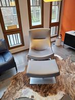 Cassina fauteuil met voetenbank., Ophalen, Gebruikt, Eenpersoons, 75 tot 100 cm
