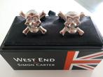 Boutons de manchette argent West End by Simon Carter NEUFS, Ophalen of Verzenden, Nieuw