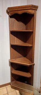 hoekkast in donkere eik, Antiek en Kunst, Ophalen