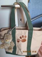 Sac beige avec petites pattes d’ours et ourson, Kinderen en Baby's, Kindermode-accessoires, Ophalen of Verzenden, Zo goed als nieuw