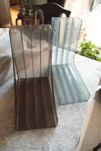 2 retro platenhouders / vinyl lp houders, Ophalen of Verzenden, Audio en Video