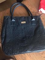 Sac à main Natalie Andersen imitation cuir croco noir, Handtassen en Accessoires, Tassen | Damestassen, Zo goed als nieuw