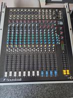 Soundcraft Spirit M8 + flight case, Muziek en Instrumenten, Mengpanelen, Ophalen of Verzenden, Zo goed als nieuw, 5 tot 10 kanalen