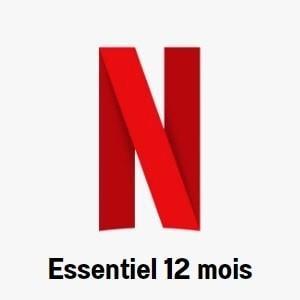 Netflix 12 mois / 36€