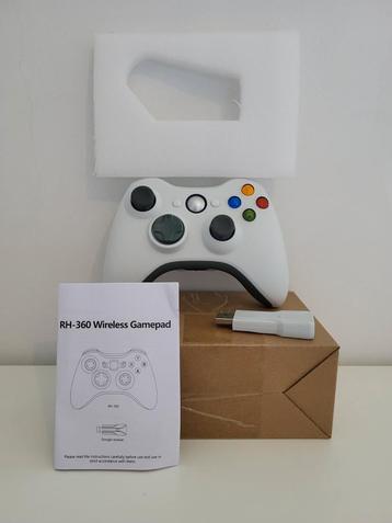 Wireless Xbox 360 controller wit, Enlèvement ou Envoi, Xbox 360, Contrôleur, Neuf