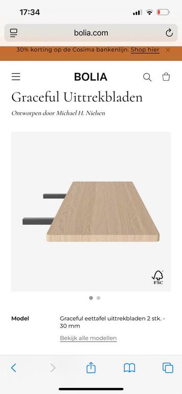 Bolia gracefull eettafel beschikbaar voor biedingen