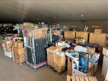 Grote partij diverse retourgoederen +- 350 pallets. beschikbaar voor biedingen