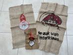 Zakken Sinterklaas en zwarte Piet, nieuwstaat, Diversen, Sinterklaas, Ophalen of Verzenden