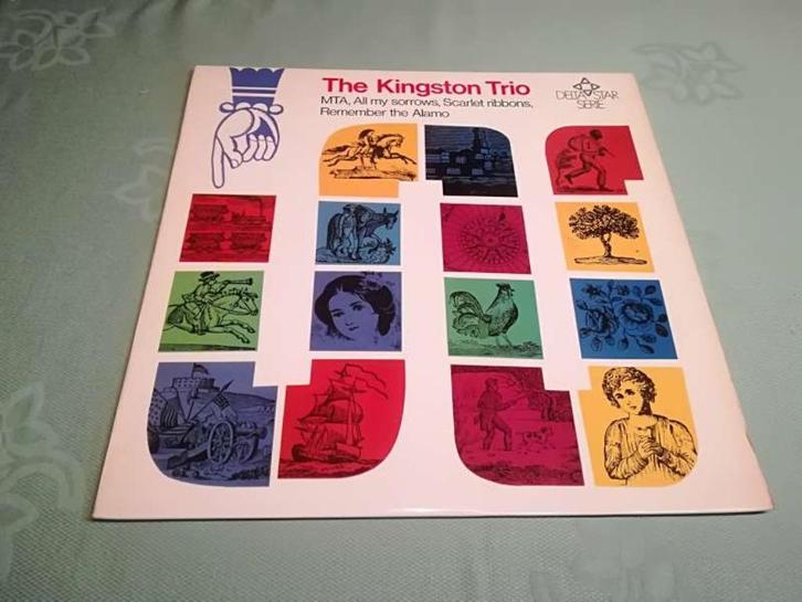 Elpee vinyl Folk muziek At large with the Kingston Trio, Cd's en Dvd's, Vinyl | Country en Western, Zo goed als nieuw, 12 inch