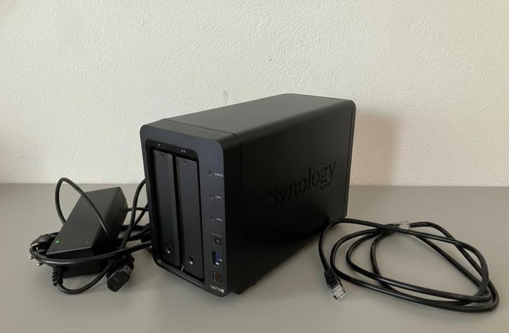 NAS Synology DS718+ (2 Baies) - 2 x 500 Go HDD inclus, Computers en Software, NAS, Gebruikt, Ophalen