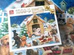 Kerstpuzzel/winterpuzzel: Winter dogs & cats, Ophalen, Zo goed als nieuw