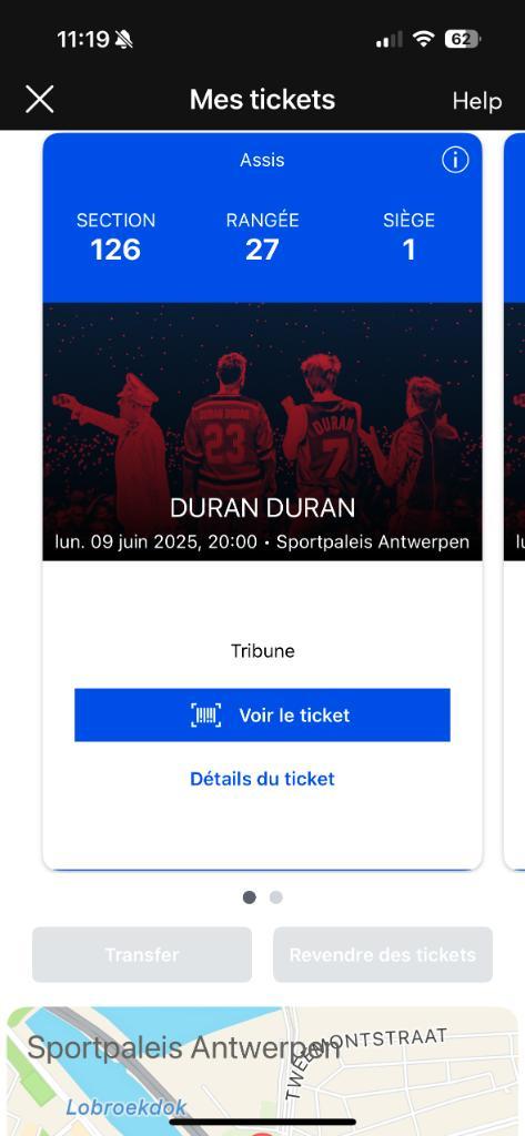 2 places pour DURANDURAN, Tickets en Kaartjes, Concerten | Pop, Twee personen, Juni
