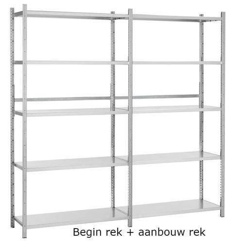 aanbouw rek gegalvaniseerde stelling 50x100, Zakelijke goederen, Kantoor en Winkelinrichting | Magazijn, Stelling en Opslag, Ophalen