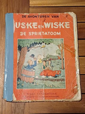 Suske en Wiske - De sprietatoom - eerste druk beschikbaar voor biedingen