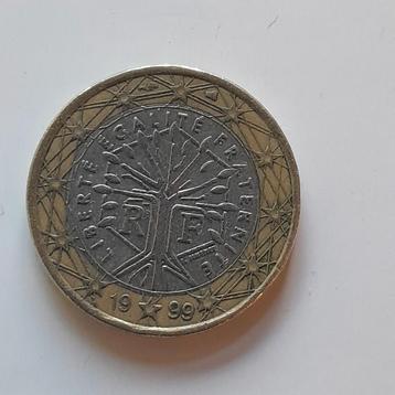1 euromunt 1999 Fr beschikbaar voor biedingen