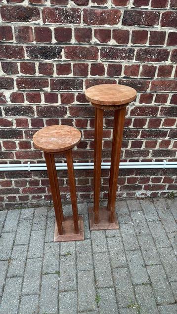 GLOSTER - Presenteersokkel - Planten - Zuil - Teak beschikbaar voor biedingen