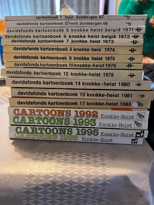 Paquet de livres en carton Davidsfonds, Knokke Heist 14 pièc, Livres, Humour, Comme neuf, Cartoons ou Dessins humoristiques, Enlèvement ou Envoi