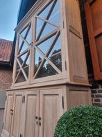 2 Eiken buffetkast/vitrinekast GRATIS LEVERING, Huis en Inrichting, Ophalen of Verzenden, Zo goed als nieuw