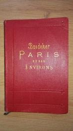 RESERVE - Baedeker - Paris et ses environs - 1911, Enlèvement ou Envoi