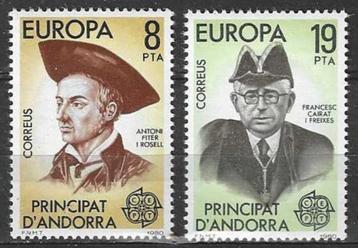 Andorra-Spaans 1980 - Yvert 124-125 - Europa (PF) beschikbaar voor biedingen
