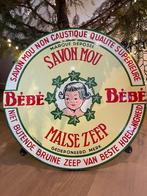 Emaille reclamebord ‘Savon Bébé’ uit 1954., Verzamelen, Ophalen, Gebruikt, Reclamebord