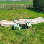 Glijbaan en schommelzitje, Kinderen en Baby's, Ophalen, Gebruikt, Glijbaan