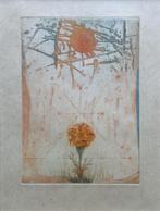 RENE CARCAN / APPEL D'AMITIE / KLEURETS / 59x40cm KADER SIG, Antiek en Kunst, Ophalen of Verzenden