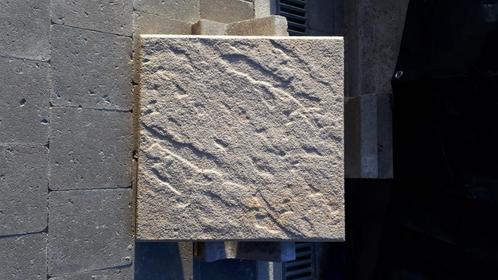 Beige grijze betontegel voor buiten, Doe-het-zelf en Bouw, Tegels, Gebruikt, Vloertegels, Overige materialen, 20 tot 40 cm, 20 tot 40 cm