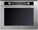 Inbouw combioven Whirlpool AMW 697/IXL - nis 45cm, Electroménager, Fours, Four avec gril, Encastré, Enlèvement, Utilisé