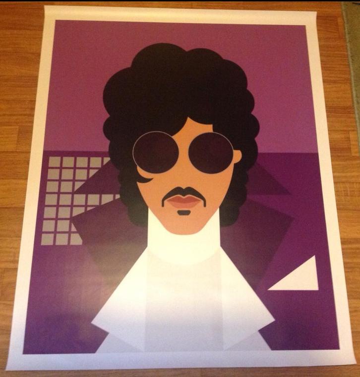 Prince Promo Posters, Verzamelen, Posters, Zo goed als nieuw, Muziek, Deurposter of groter, Rechthoekig Staand, Canvas of Doek