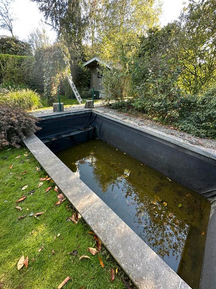 Blauwe steen vijverrand, Tuin en Terras, Vijvers, Zo goed als nieuw, Ophalen