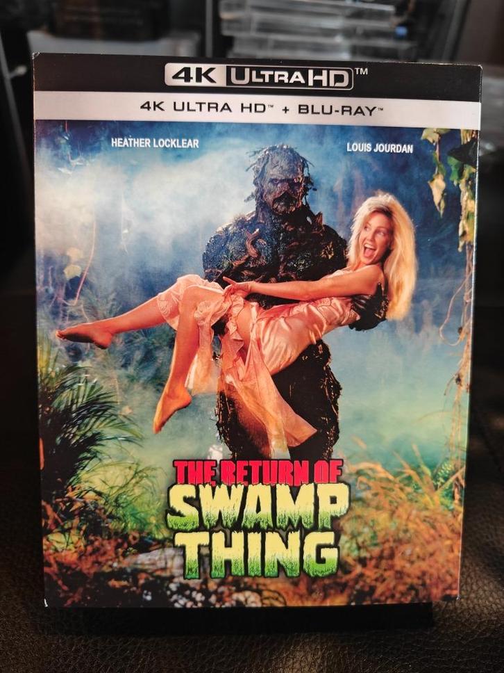 Return of Swamp Thing 4K + Blu-ray, CD & DVD, Blu-ray, Comme neuf, Enlèvement ou Envoi