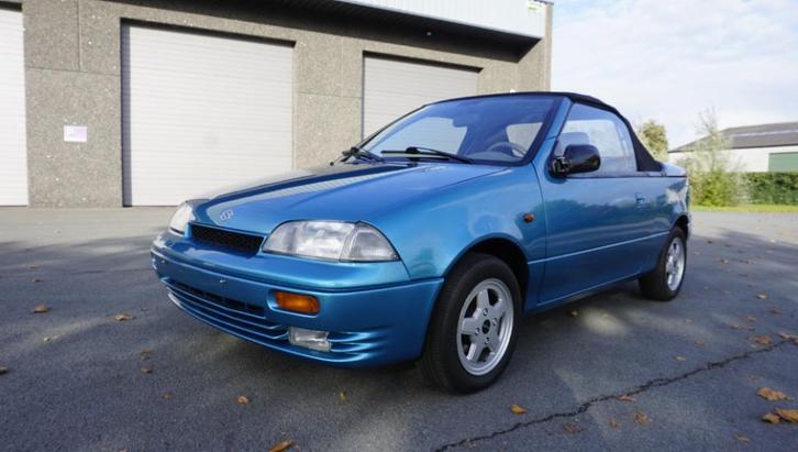 Suzuki Swift 1.3 Cabrio 95.402Km Uitstekend en Zeldzaam, Auto's, Suzuki, Bedrijf, Te koop, Swift, Metaalkleur, Mistlampen, Open dak