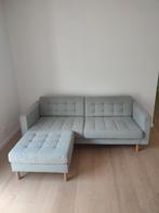 3-zit Ikea met poef, Huis en Inrichting, Ophalen, Gebruikt, Driepersoons, Rechte bank